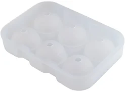 Eiswürfelform, Silikon - 6 Kugeln (4,5cm)