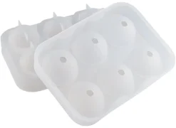 Eiswürfelform, Silikon - 6 Kugeln (4,5cm)