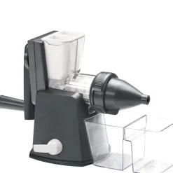 Entsafter Lurch Base&Soul, manuell - stahlgrau/weiß