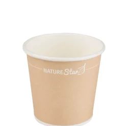 Espresso-/Kaffeebecher Papier, braun - 100ml (50 Stk.)