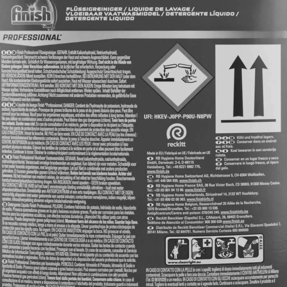 Finish Calgonit Spülmaschinenreiniger flüssig (10 kg)