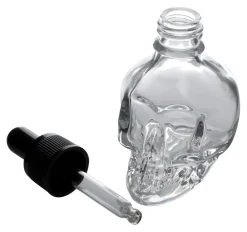 Flasche mit Pipette, Totenkopf - 40ml