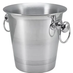 Flaschenkühler / Weinkühler, Aluminium, mit Ringgriffen - 3,25l