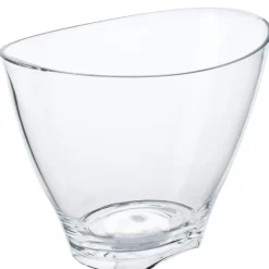 Flaschenkühler Acryl, oval - klar (1-2 Flaschen)