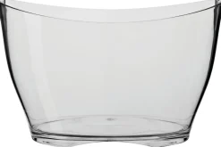 Flaschenkühler Acryl, oval - klar (5-6 Flaschen)