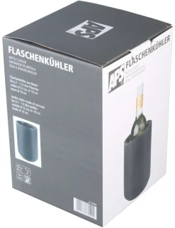 Flaschenkühler Beton - schwarz