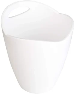 Flaschenkühler Kunststoff, mit Griff - weiß