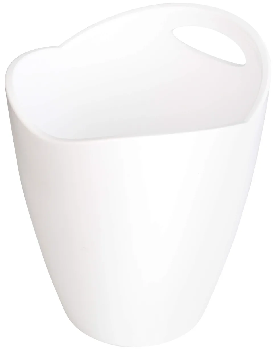 Flaschenkühler Kunststoff, mit Griff - weiß