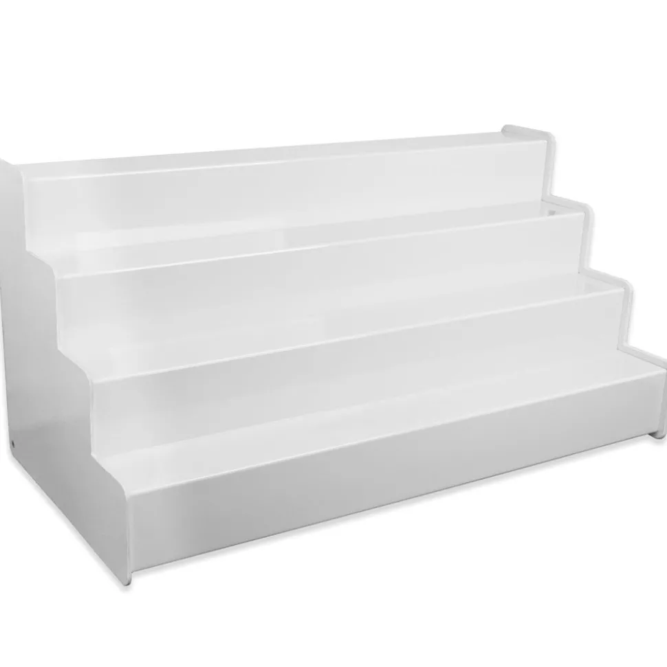 Flaschentreppe 1000x440mm - LED weiß