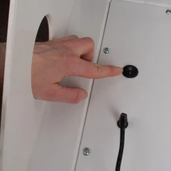 Flaschentreppe 1000x440mm - LED weiß