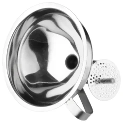 Flaschentrichter mit Siebeinsatz - Edelstahl