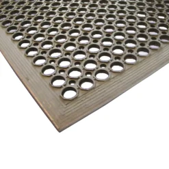 Fußbodenmatte schwarz - Gummi (90x150cm)