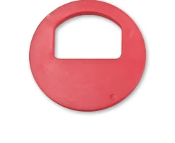 Garderobenmarke mit Nummerierung (100Stk.) - rot