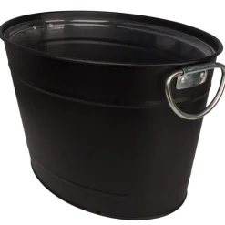 Getränkewanne schwarz mit Einsatz - 40x28x22cm