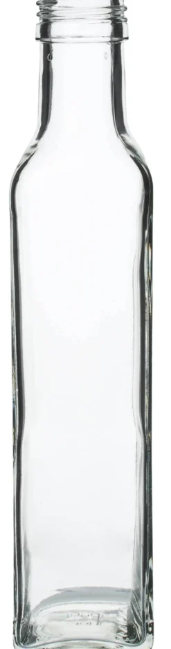 Glasflasche eckig - 250ml