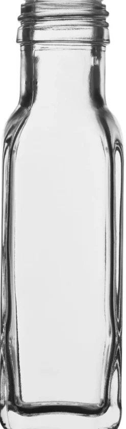 Glasflasche eckig - 100ml
