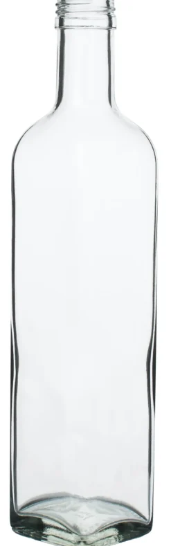 Glasflasche eckig - 500ml