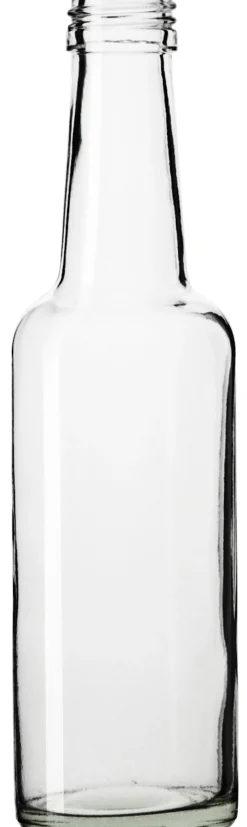 Glasflasche Geradhals klar - 250ml