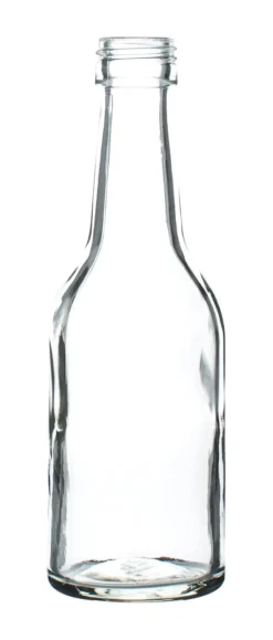 Glasflasche Geradhals klar - 100ml