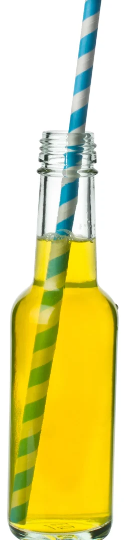 Glasflasche Geradhals klar - 200ml