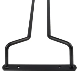 Gläserschiene 61,5cm - schwarz