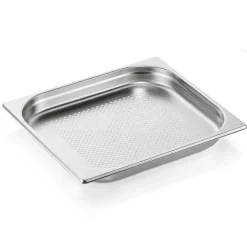 GN 2/3 Behälter, Bodenlochung, CNS - H 4cm (Serie GN CORE)