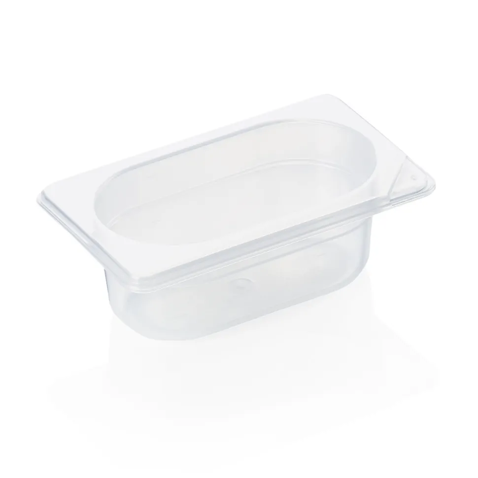 GN 1/9 Behälter mit Skalierung, Polypropylen - H 6,5cm (Serie GN 89)