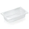 GN 1/4 Behälter mit Skalierung, Polycarbonat transparent - H 6,5cm (Serie GN 94)