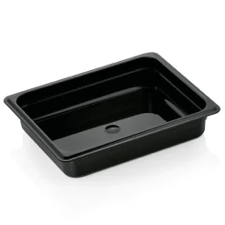 GN 1/2 Gastronormbehälter 65mm Tiefe - PC schwarz (Serie GN 96)