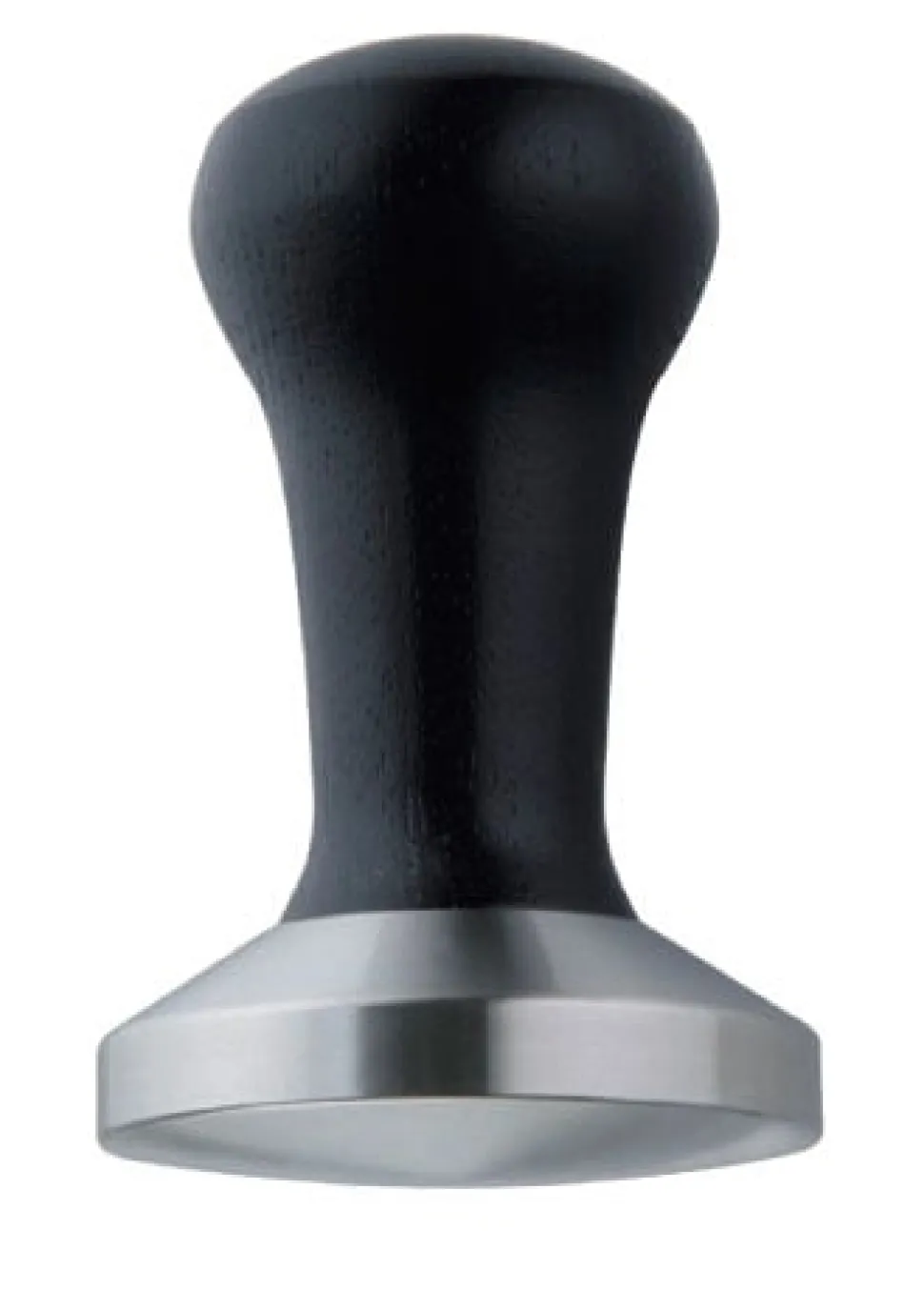 Handtamper mit Holzgriff, Edelstahl - 5,8cm