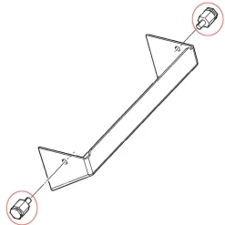 Hoshizaki Handschraube für Spannfedern