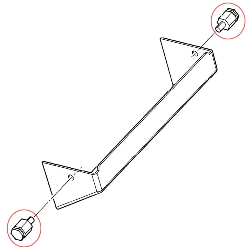 Hoshizaki Handschraube für Spannfedern