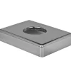 Hygienebeutelspender für PE-Beutel, 95x135x28mm - chromfarben