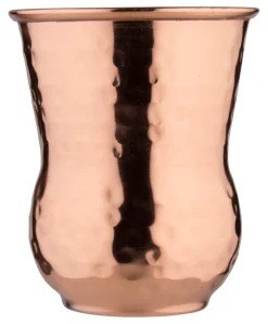 Julepbecher Marokko, gehämmerter Edelstahl, kupferfarben- 400ml