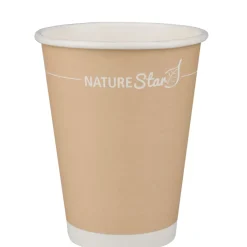 Kaffeebecher Papier, braun - 300ml, 9cm (50 Stk.)