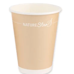 Kaffeebecher Papier, braun - 300ml, 8cm (50 Stk.)