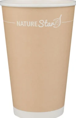 Kaffeebecher Papier, braun - 400ml (50 Stk.)