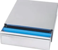 Kaffeesatz-Lade, Edelstahl und Kunststoffe - 30x40cm