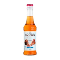 Karamell zuckerreduziert (light) - Monin Sirup Kleinflasche (0,25l)