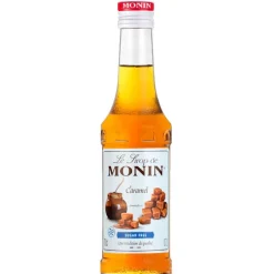 Karamell zuckerreduziert (light) - Monin Sirup Kleinflasche (0,25l)