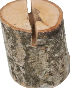 Kartenhalter Birke, Baumstamm Optik - ca. 4cm