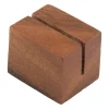 Kartenhalter Holz mini, braun - 3x2,5x2,5cm