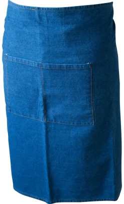 Kellnerschürze, Jeans, 70x90cm - washed (hell)