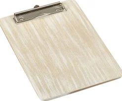 Klemmbrett DIN A5, Holz - weiß