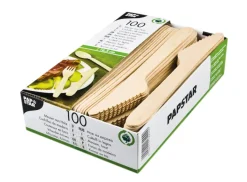 Ökologische Holzmesser - 2,3 x 16,5cm (100Stk.)