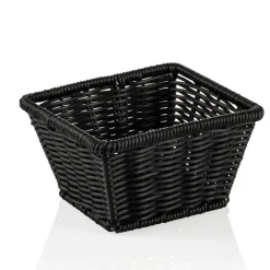 Korb Polypropylen, 17,5x16x10cm (GN 1/6) - schwarz