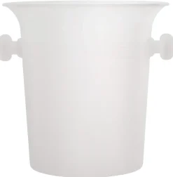 Kunststoff Flaschenkühler - frosted weiß