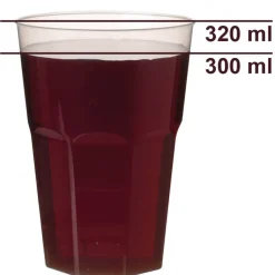 Kunststoffbecher Mehrweg light, Polypropylen - 320ml, 0,3l FS (30 Stk.)