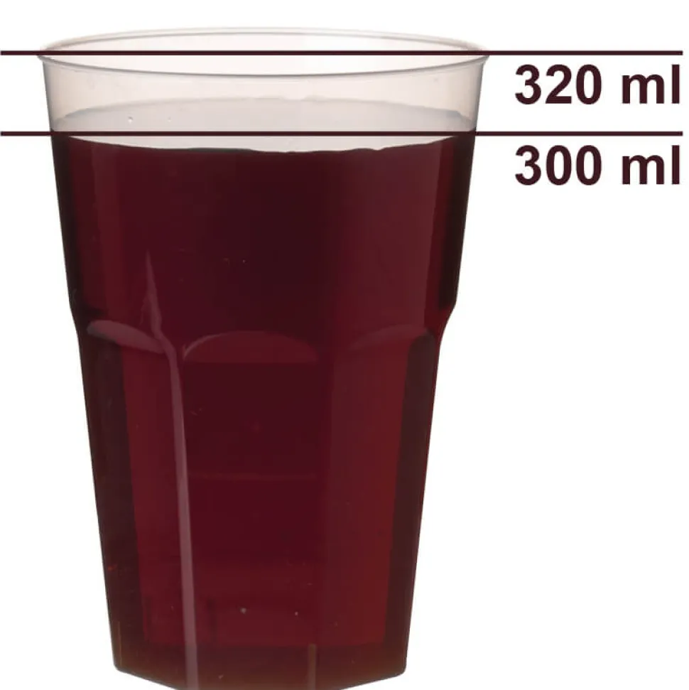 Kunststoffbecher Mehrweg light, Polypropylen - 320ml, 0,3l FS (30 Stk.)