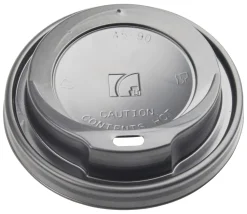 0,3l + 0,4l Kaffeebecherdeckel schwarz, Eco - 100 Stk.